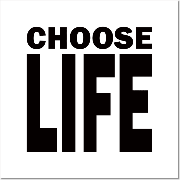 CHOOSE LIFE - Wham! Wall Art by Uri_the_Red